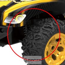 Manta 2212y sárga távirányítós autó, 20-25 km/h, 2,4 Ghz vezérlés