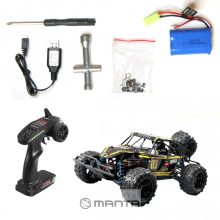 Manta 9303 sárga távirányítós autó 4WD, 40 km/h, 2,4 Ghz vezérlés