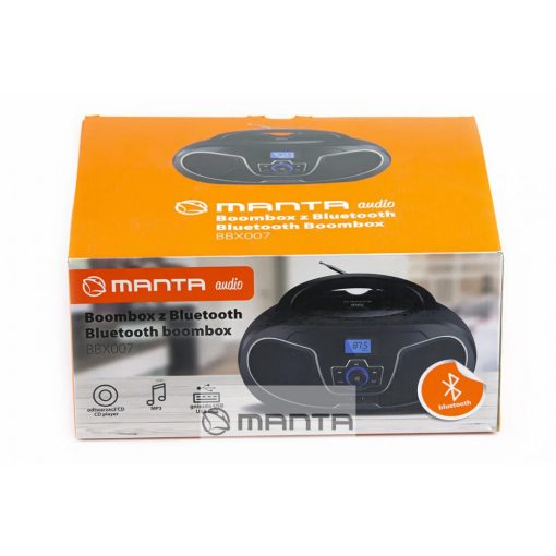 Manta BBX007 Boombox CD, FM, Bluetooth