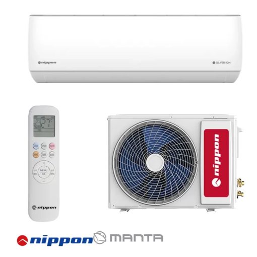 Nippon KFR 12DC SILVER ION SMART Inverteres Split Klíma Csepptálca Fűtéssel és Beépített Wifivel 3,5kW
