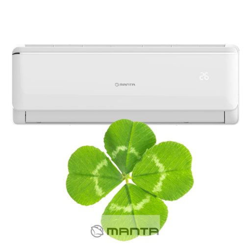 MANTA Split Type A++, inverteres, hűtő - fűtő split klíma 3.5 kw, csepptálca leolvasztás, WIFI, 7 év garanciával