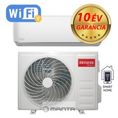   AIWA A+++ klíma hűtő-fűtő légkondicionáló S R32 3.5kW, WIFI, csepptálca fűtés, -25 °C-ig fűt