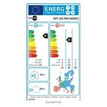 Techpoint NPT 12X PRO Nordic Inverteres Split Klíma Csepptálca Fűtéssel és Wifivel 3,4kW