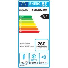 SAMSUNG RS68N8222S9 Side-by-side hűtőszekrény