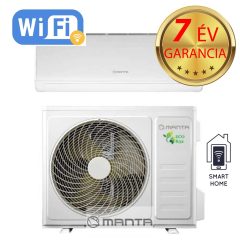   Manta klíma hűtő-fűtő légkondicionáló S R32 3.5kW, WIFI, csepptálca leolvasztás, -20 °C-ig fűt