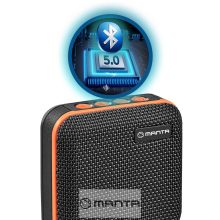 Manta SPK01GO bluetooth hangfal, TWS, FM rádió