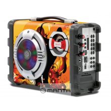 Manta SPK1003 Helios FM bluetooth audio lejátszó, felvevő rendszer gitárerősítővel