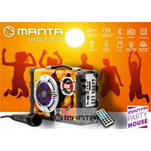 Manta SPK1003 Helios FM bluetooth audio lejátszó, felvevő rendszer gitárerősítővel