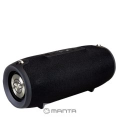   Manta SPK15GO-BK Bluetooth 20W stereo hordozható hangfal IPX4 védelemmel