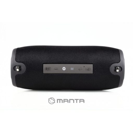 Manta SPK15GO-BK Bluetooth 20W stereo hordozható hangfal IPX4 védelemmel