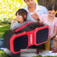   Manta SPK16GO Bluetooth 15W stereo hordozható hangfal IPX5 védelemmel, FM rádió, TWS