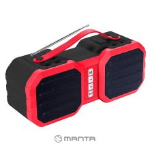 Manta SPK16GO Bluetooth 15W stereo hordozható hangfal IPX5 védelemmel, FM rádió, TWS