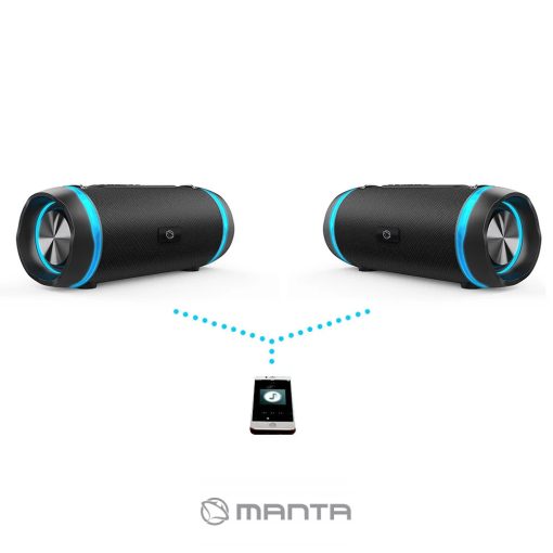 Manta SPK240 60W Bluetooth akkumulátoros hangfal IPX5 vízálló