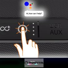 Manta SPK240 60W Bluetooth akkumulátoros hangfal IPX5 vízálló