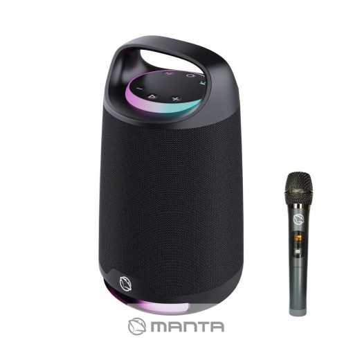 Manta SPK330B 120W bluetooth karaoke akkus hangfal, Manta OTUS hangasszisztens