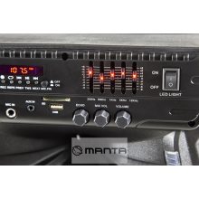 Power Audio Manta SPK5033 Karaoke hangszóró mikrofonnal 80W