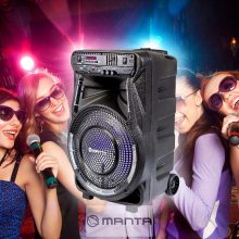 Power Audio Manta SPK5033 Karaoke hangszóró mikrofonnal 80W