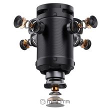 Manta Power Audio Xbass 360 fokos hangfal 100W, IPX5, TWS, Radió, Bluetooth, beépített akksival