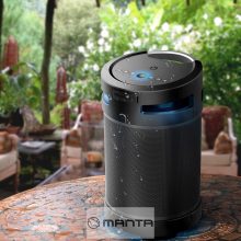 Manta Power Audio Xbass 360 fokos hangfal 100W, IPX5, TWS, Radió, Bluetooth, beépített akksival