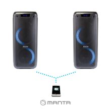 Manta SPK5210 Bluetooth karaoke hangszóró 80W TWS
