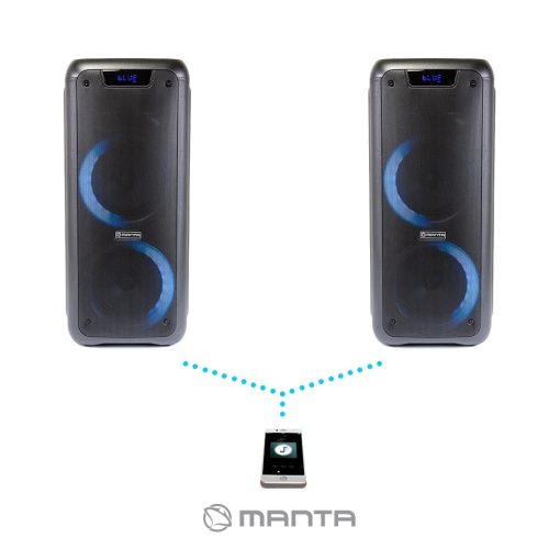 Manta SPK5210 Bluetooth karaoke hangszóró 80W TWS