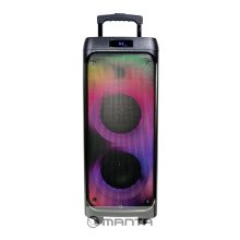 Manta SPK5220 70W hangrendszer, Bluetooth, Disco fény, Karaoke, TWS, felvevó egység, láng háttérvilágítás 